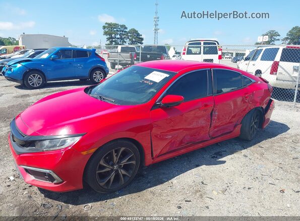 2HGFC2F62LH553291 2020 HONDA CIVIC Red Դիմացի տեսք