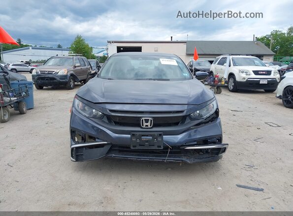 2HGFC2F62MH554748 2021 HONDA CIVIC Gray Вид задньої частини салону