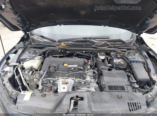 2HGFC2F62MH554748 2021 HONDA CIVIC Gray Вид ззаду