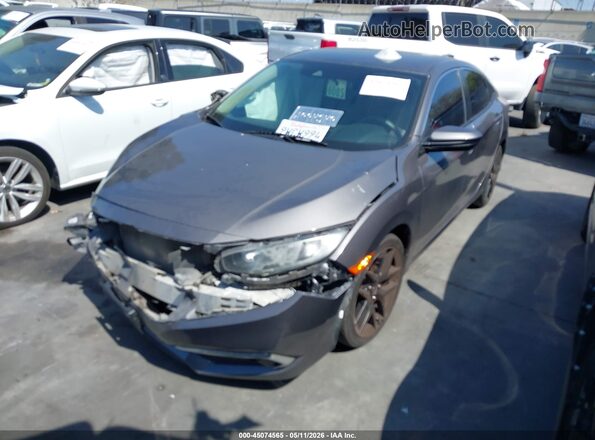 2HGFC2F63LH567068 2020 HONDA CIVIC Gray 