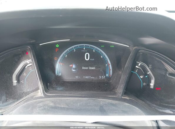 2HGFC2F63LH574473 2020 HONDA CIVIC Gray Rear seats view