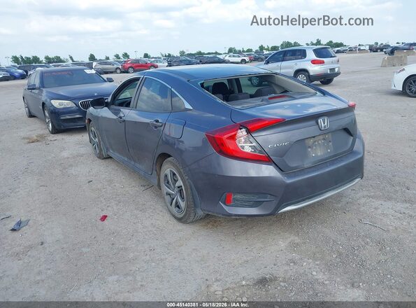 2HGFC2F63LH574473 2020 HONDA CIVIC Gray Rear left