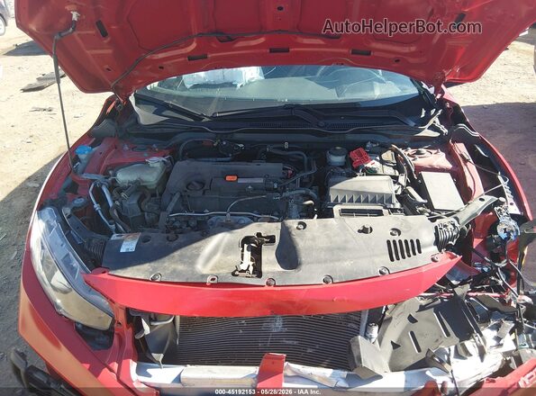 2HGFC2F63LH597459 2020 HONDA CIVIC Red Widok z tyłu