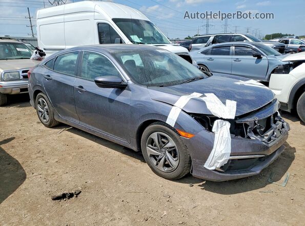 2HGFC2F63LH602255 2020 HONDA CIVIC Gray 