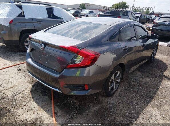 2HGFC2F63MH510919 2021 HONDA CIVIC Серый Задняя правая четверть