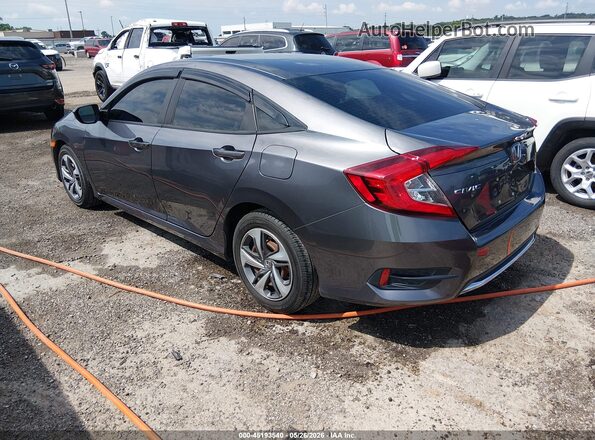 2HGFC2F63MH510919 2021 HONDA CIVIC Серый Задняя левая четверть
