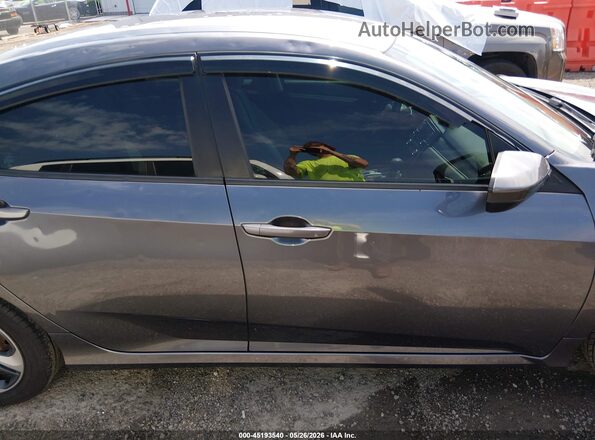 2HGFC2F63MH510919 2021 HONDA CIVIC Серый Вид задней части салона