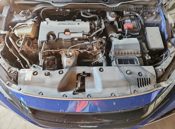 2HGFC2F63MH532984 2021 HONDA CIVIC Blue Սալոնի հետևի տեսք