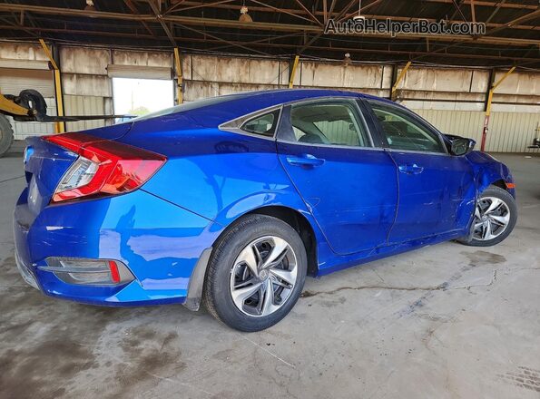 2HGFC2F63MH532984 2021 HONDA CIVIC Blue Հետևի աջ
