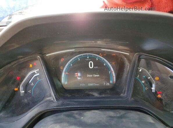 2HGFC2F63MH532984 2021 HONDA CIVIC Blue Սարքավորումների վահանակի տեսք