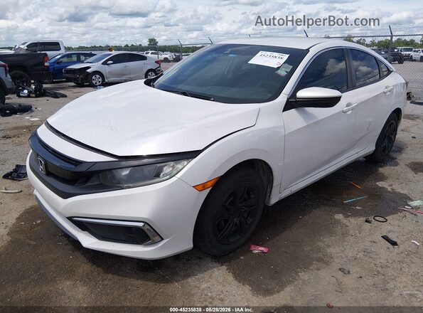 2HGFC2F64KH594004 2019 HONDA CIVIC White Vista tres cuartos delantera izquierda