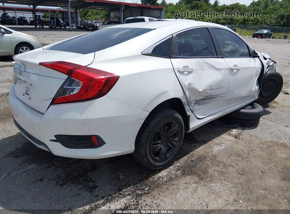 2HGFC2F64KH594004 2019 HONDA CIVIC White Trasero derecho