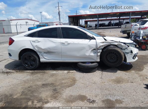 2HGFC2F64KH594004 2019 HONDA CIVIC White Vista interior trasera