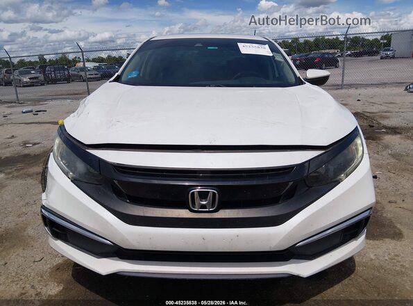 2HGFC2F64KH594004 2019 HONDA CIVIC White Vista del cuadro de instrumentos