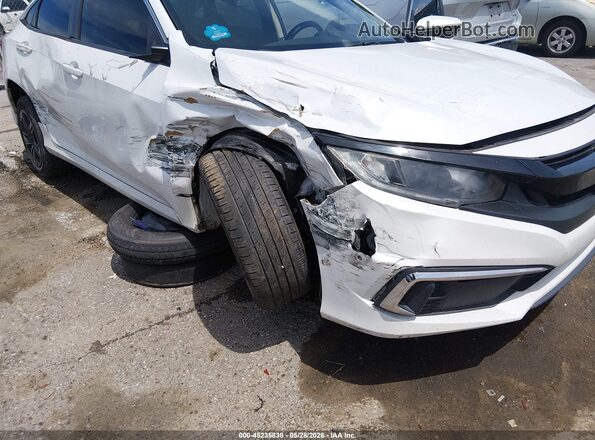 2HGFC2F64KH594004 2019 HONDA CIVIC White Vista frontal