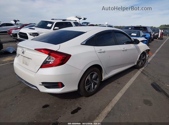 2HGFC2F64LH529493 2020 HONDA CIVIC White Rear right