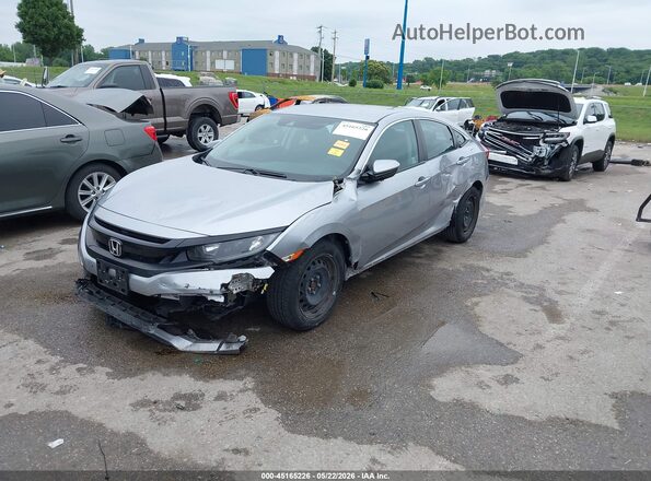 2HGFC2F64MH527194 2021 HONDA CIVIC Silver Передня ліва чверть