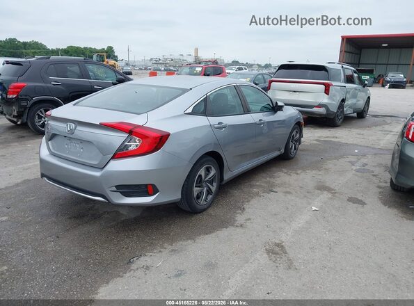2HGFC2F64MH527194 2021 HONDA CIVIC Silver Задня права чверть