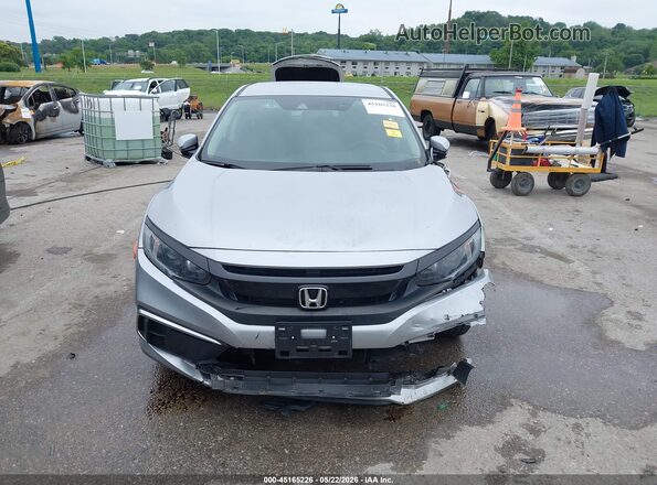 2HGFC2F64MH527194 2021 HONDA CIVIC Silver Вид щитка приладів