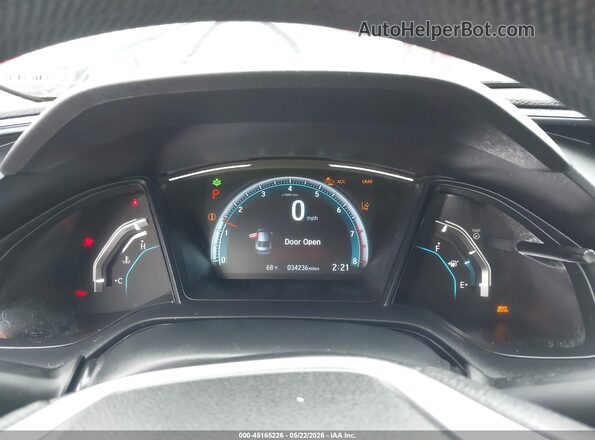 2HGFC2F64MH527194 2021 HONDA CIVIC Silver Вид задніх сидінь