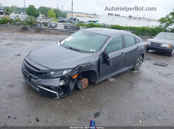 2HGFC2F64MH535103 2021 HONDA CIVIC Gray Front left
