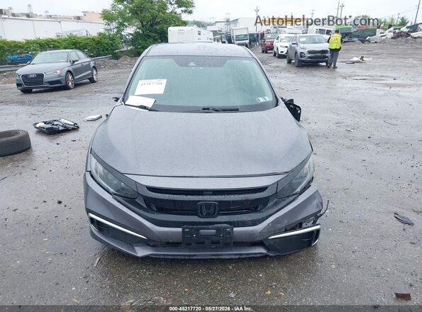2HGFC2F64MH535103 2021 HONDA CIVIC Gray Instrument cluster view