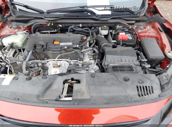 2HGFC2F65KH531378 2019 HONDA CIVIC Red უკანა ხედი