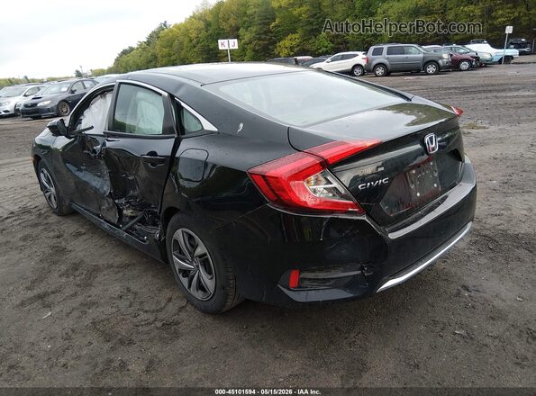 2HGFC2F65LH511357 2020 HONDA CIVIC Black უკანა მარცხენა