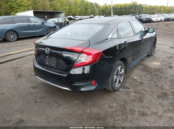 2HGFC2F65LH511357 2020 HONDA CIVIC Black უკანა მარჯვენა