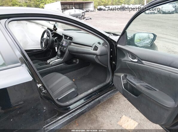 2HGFC2F65LH511357 2020 HONDA CIVIC Black წინა სალონის ხედი