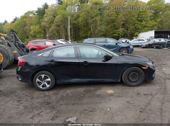 2HGFC2F65LH511357 2020 HONDA CIVIC Black უკანა სალონის ხედი