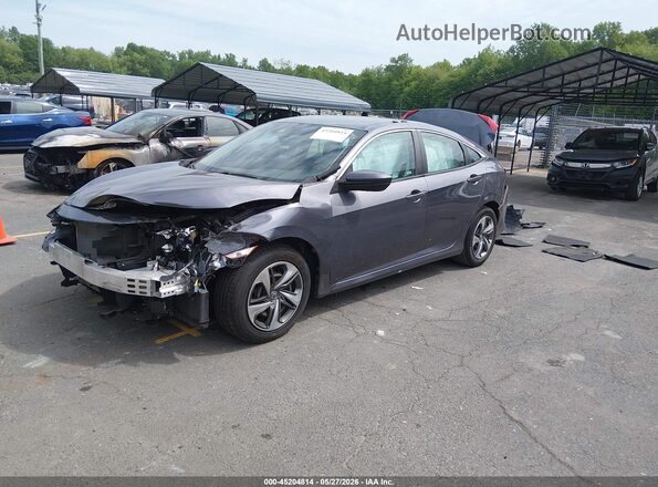 2HGFC2F65LH528949 2020 HONDA CIVIC Gray Передня ліва чверть