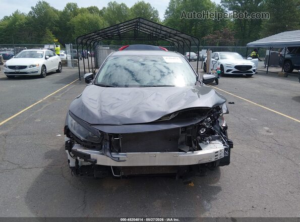 2HGFC2F65LH528949 2020 HONDA CIVIC Gray Вид задньої частини салону