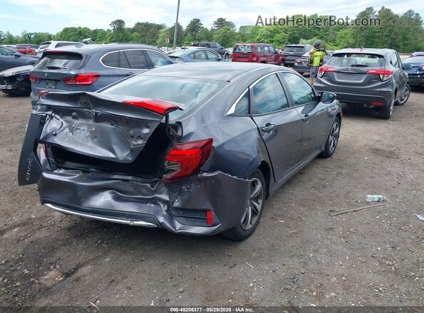 2HGFC2F65LH587676 2020 HONDA CIVIC Gray Trasero derecho