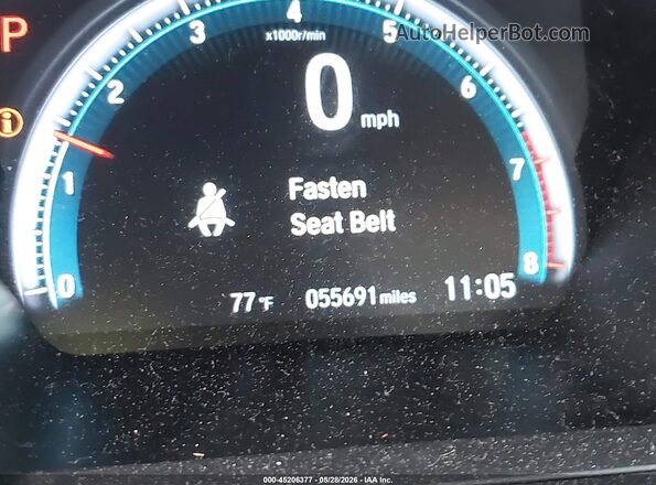 2HGFC2F65LH587676 2020 HONDA CIVIC Gray Vista de los asientos traseros