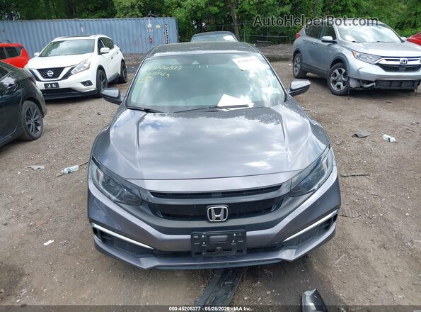 2HGFC2F65LH587676 2020 HONDA CIVIC Gray Vista del cuadro de instrumentos