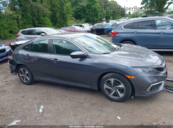 2HGFC2F65LH587676 2020 HONDA CIVIC Gray Vista interior trasera