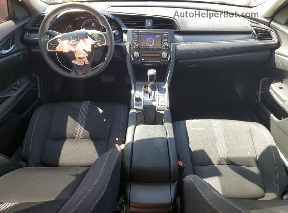 2HGFC2F66KH527095 2019 HONDA CIVIC Red წინა პანელის ხედი