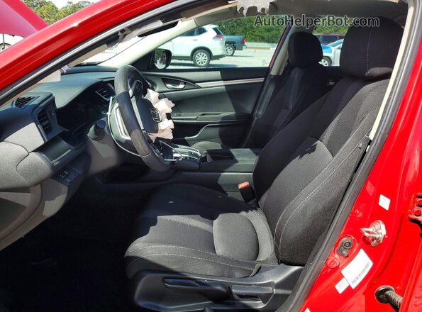 2HGFC2F66KH527095 2019 HONDA CIVIC Red წინა სალონის ხედი