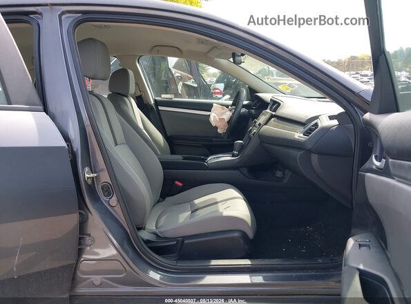 2HGFC2F66KH535861 2019 HONDA CIVIC Gray Widok wnętrza z przodu