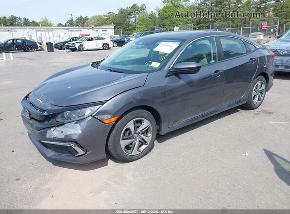 2HGFC2F66KH535861 2019 HONDA CIVIC Gray Przód lewy