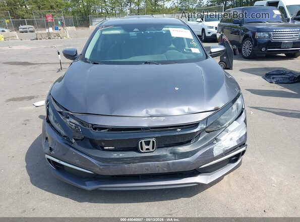 2HGFC2F66KH535861 2019 HONDA CIVIC Gray Widok zestawu wskaźników