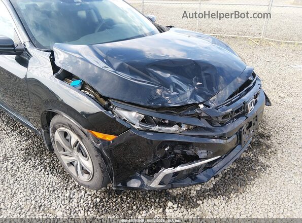 2HGFC2F66LH524277 2020 HONDA CIVIC Black წინა ხედი