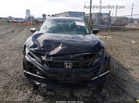 2HGFC2F66LH524277 2020 HONDA CIVIC Black ხელსაწყოთა პანელის ხედი