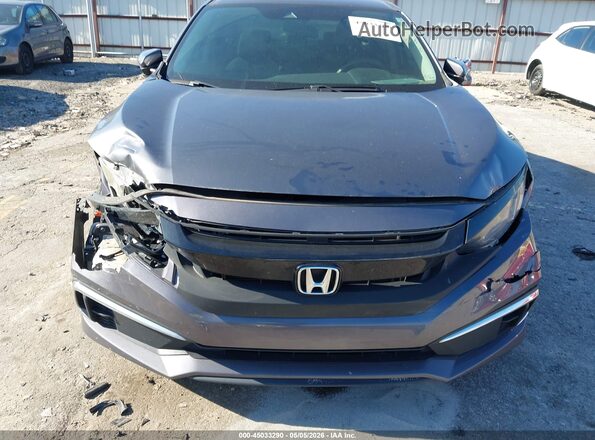 2HGFC2F66MH537161 2021 HONDA CIVIC Gray Вид спереду