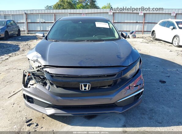 2HGFC2F66MH537161 2021 HONDA CIVIC Gray Вид щитка приладів