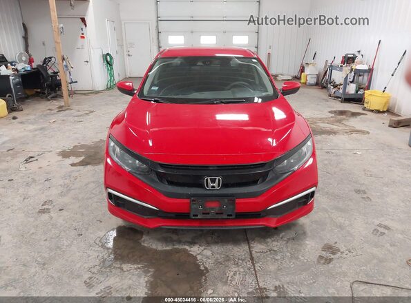 2HGFC2F67KH587127 2019 HONDA CIVIC Red Widok zestawu wskaźników