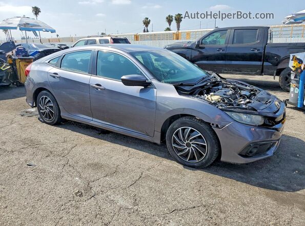 2HGFC2F67LH534431 2020 HONDA CIVIC Угольный Передняя правая четверть
