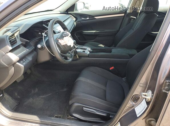 2HGFC2F67LH534431 2020 HONDA CIVIC Угольный Вид салона спереди