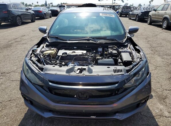 2HGFC2F67LH534431 2020 HONDA CIVIC Угольный Вид спереди